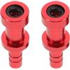 MAGICLULU 2 Pezzi Adattatore Valvola Bici per Valvole Francesi | Montaggio Leggero, per Steli Tubeless e Preparazione Gara, Finitura Vivace, Accessorio per Meccanici