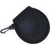 Luxshiny Borsa Protettiva per Palline da Golf in Neoprene Nero Gancio | Interno in Spugna Fine, Pulizia Antigraffio, Facile da Portare, per Campo Pratica e Gare Quotidiane