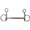 Baoblaze Bocchino Dritto con Guance Anello Resistente Bocchino in Acciaio Inox con Laterale Freno Anelli in Acciaio 304 per Cavalieri, Maneggio