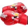 Hemobllo Guantoni da Boxe per Rosa in PU, Allenamento e Sparring | Nucleo in Schiuma Integrata, Chiusura Regolabile, per Giovani Atleti, Protezione Comoda su Sacchi e Pad
