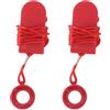 SHINEOFI 2 Pezzi Chiave di Sicurezza Magnetica, Arresto Emergenza | Kit Ricambio Fitness, ABS Magnete Rosso, Installazione Facile, Compatibile Console e Uso Palestra