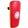 Levemolo Protezione per Calcio da Taekwondo in PU Rosso, Allenamento Arti Marziali | Assorbimento Urti, Fascia Adesiva e Foro di Ventilazione, per Sparring e Colpi di Gomito o Ginocchio
