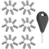 OUNONA Chiave per Pinne da Surf, Regolazione Precisa e Rapida per Tavole | Acciaio Inossidabile e Plastica, Formato Tascabile Nero, Manutenzione Tavola, Viaggio verso Spot