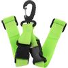 TOYANDONA Fibbia a Sgancio Rapido per Pinne da Immersione, Compatibile | Cinghia in Nailon Fettuccia, Colore Giallo, Stabile in Acqua Salata, per Immersioni Subacquee e Accesso al Molo