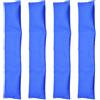 SHERCHPRY 4 Pezzi Sacco Segnalatore per Arbitri Calcio Portatile in Nylon Blu | Riempimento Sfere D'acciaio, Presa Sicura Antiscivolo, per Partite e Occasioni All'aperto