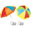 Generic Ombrello per telefono per sole, mini regolabile a scatto, parasole per | 25-28 cm all'aperto spiaggia escursionismo campeggio giardino, cortile, patio, materiali affidabili