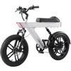 HX Q1 Bici Elettrica Adulti per il Commuting, 48V 13Ah Batteria Rimovibile, 115Nm 20×4.0 Fat Tire, 7 Velocità Mountain Bici Elettrica con Telaio Posteriore, Autonomia 40-60 km, E-bike Ogni Terreno