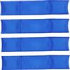 Toyvian 4 Pezzi Sacco per Gioco di Calcio in Nylon Blu Sfere d'Acciaio | Presa Sicura Antiscivolo, Portatile e Rapido da Preparare, per Ufficiali di Scolastici e Giovanili