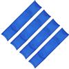 TOYANDONA 4 Pezzi Sacchetto Arbitrale da Calcio Portatile in Nylon Blu, Rapido | Granuli D'acciaio, Texture Antiscivolo, Presa Sicura, per Arbitri Scolastici e Leghe Giovanili