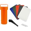 YARNOW Kit Riparazione Gonfiabili per Kayak e Canotto, Toppa Plastica | Zattera e Materasso ad Aria, Uso in Campeggio e Riparazioni Sul Molo, Facile da Portare