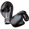 MOBUTOFU Guantoni da Boxe per Adulti, Allenamento 10oz in Pelle PU Nera | Ventilazione Antiumidità, Presa Stabile al Polso, per Sacco e Colpitori in Casa