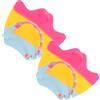 GLEAVI Guanti Palmati in Silicone per Nuotare, Allenamento, Adulti | Design a Paletta Rigida, Struttura Integrata, Cinghie Regolabili, per Piscina, Snorkeling e Bracciate
