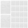 VILLCASE 100 Pezzi Borsa da Esche Solubile PVA per Amo e Pellet, 12x16 CM | Materiale Pva, Dissoluzione Pulita, Limita la Dispersione, per Pesca in Mare, Molo e Lancio da Riva
