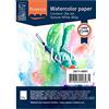Vaessen Creative Florence Carta per Acquerello A6, Bianco, 300 g/mq, qualità Belle Arti, Grana Grossa, 20 Fogli per Pittura, Handlettering, Progetti Artistici e Altro Ancora, Blanco
