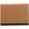mywalit Portafoglio in pelle da donna Medium Tri-Fold Wallet- 106-4 - Black Pace, marrone, Taglia unica