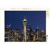 CALVENDO Puzzle Panorama mozzafiato di Seattle all'ora blu | 2000 pezzi Dimensioni della cornice 90x67cm Foto-puzzle per l'happy hour