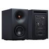 Lustrens Altoparlanti stereo attivi compatti con Bluetooth aptX HD, ingresso audio USB, ingresso Aux e ingresso ottico, uscita subwoofer, telecomando, sistema di posizionamento ottimizzato per l'ambiente