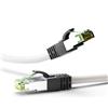 Lustrens Cavo patch RJ45 CAT 8.1 S/FTP da 25 metri, ideale per il gaming e per applicazioni ad alta risoluzione
