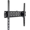 Lustrens Supporto a parete fisso e inclinabile per monitor/TV/LED da 32 a 55", con capacità di carico fino a 40 kg, distanza dalla parete di 53 mm, dotato di livella, inclinazione di 12°, compatibile con standard VESA