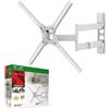 Lustrens Supporto a parete girevole per televisori da 29 a 65 pollici, con capacità massima di 40 kg e compatibile con standard VESA fino a 400x400 mm