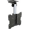 Lustrens Supporto a soffitto girevole e inclinabile per televisori da 13 a 33 pollici, compatibile con standard VESA da 75x75 a 200x200, con capacità di carico fino a 20 kg