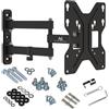Lustrens Supporto a muro per TV fino a 30 kg - per schermi OLED, QLED, LCD, LED e Plasma - dimensioni da 23 a 42 pollici - Standard VESA massimo 200x200 - Inclinabile e girevole