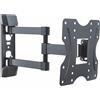 Lustrens Supporto a muro per televisori da 58-107 cm (23-42"), standard VESA: 200x200, inclinabile: 3°/-10°, girevole: +/-90°