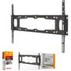 Lustrens E400 - Supporto a parete robusto per televisori da 32-90 pollici - Nero