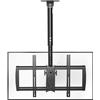 Lustrens Supporto a soffitto per televisori, completamente regolabile, adatto a televisori da 94 a 190 cm, con standard VESA massimo di 600 x 400 mm e capacità di carico fino a 50 kg