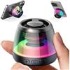 Lustrens Altoparlante Bluetooth portatile con supporto per telefono, 7 ore di autonomia e illuminazione RGB