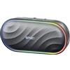 Lustrens Altoparlante Bluetooth portatile con di resistenza all'acqua IPX6 e sistema di luci RGB per feste