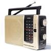 Lustrens Radio portatile FM/AM, alimentata a batterie e a corrente alternata, radio da tavolo ideale per anziani