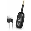 Lustrens Adattatore Bluetooth Audio 5.4 - Trasmettitore e ricevitore Bluetooth 2-in-1