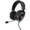 Lustrens Cuffie da gaming con audio surround virtuale 7.1, cuffie multipiattaforma cablate per PS5/PC, cavo USB da 2 metri, colore nero
