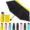 Vicloon Mini Ombrello Portatile Pieghevoli, Leggero Compatto Antivento Ombrello da Viaggio con Piatto Manico, Pioggia e UV Protezione Ombrello per Uomo e Donna