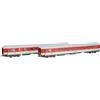 RIVAROSSI HR4416 DB Nachtzug, set di 2 carrozze cuccette Bvcmz248, livrea bianco
