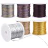 SAMANTHAHALLLTD 6pcs Cavi Filo Metallico Corda Metallica Tinsel Corda Metallica Non Elastica Per Spago Regalo Di Natale Confezione Appesa Carta Fai Da Te 0.4mm*50m