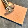 Vniqloo Timbro Di Cuoio Personalizzato/Metallo Brand Che Marca Il Ferro Per Legno/Timbro Del Metallo D'ottone Del Martello Della Stampa A Freddo Per La Plastica
