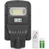 Voltix Lampione Solare LED 30W con Pannello Integrato e Sensore