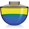 Kartell Shibuya, Vaso, Fume/Giallo/Blu