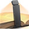 maxtachi Luce per Lettura Libri a Letto, 3 Colori e 3 Luminosità | Regolabili in Continuo, Ricaricabile USB Luce da Lettura per Libro, Proteggere gli Occhi, luce lettura libro notturna