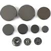Bantopgong 20 pz 10-25mm Bottoni Automatici Bottoni a Pressione in Metallo Bottoni Automatici per Cucire Vestiti Giacca Cappotto Accessori per Cucire, Nero, 25mm