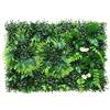 Garpotic Pannello di erba finta per decorazione da parete per interni - Parete di erba artificiale fatta di plastica, prato simulato per soggiorno o caffè, design di piante da parete verde, 40x60cm(1)