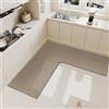 AHTCPO Tappetino Angolare per Lavello Cucina, 1 Pezzo Tappeto Forma L per Cucina, Tappetini Cucina Super Assorbenti, Tappetino Antiscivolo(Color 4,70 * 70 * 45cm)