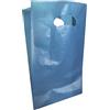 I COUNT CALCOLATRICI Shopper in Plastica con soffietto e manico a fagiolo (35 x 50cm - 100pz Azzurro)