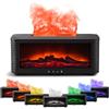 GMR FOR FIRE AND FUN Nettuno | Diffusore di Oli Essenziali e Umidificatore a Forma di Mini Camino - Effetto Fiamma LED (Vapore Freddo) - 7 Colori, Idea Regalo Casa e Ufficio - Alimentazione USB