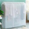 Generico Screen Copertura Protettiva Antipolvere per Stand Appendiabiti, Copertura Antipolvere Traslucido con Rotaia Singola con 2 Cerniere Durevoli/Protezione Impermeabile(90 * 50 * 150cm)