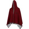 Generic Poncho Termico USB Scialle Riscaldato Donna | Coperta Riscaldante Indossabile, 3 Livelli di Calore, Cerniera Frontale, Lavabile, per Divano Ufficio Viaggio