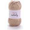Yarn Art YarnArt Melody 882 Catena colorata in fibra metallica lucida, per lavorare a maglia, uncinetto e ricamo, gomitolo da 100 g, 230 m, miscela di alta qualità in 70% poliammide, 21% acrilico, 9% lana