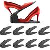Greenskon Organizzatore Salvaspazio Scarpe Multicolore Regolabile Salvaspazio Ideale per Scarpiera/Armadio/Mobili Set da 8 Pezzi Nero